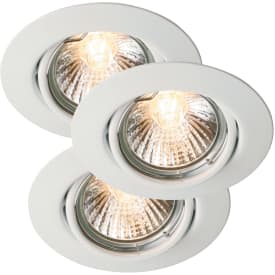 Nordlux Triton downlight, 3 stk, hvid
