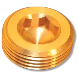 1/2&quot; messingplugg t/nøkkel