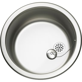 Intra Barents BKC380-R01 kjøkkenvask, Ø43 cm, rustfritt stål