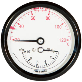80 mm Hydrotermometer 120° 10MVS