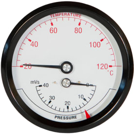 80 mm Hydrotermometer 120° 40MVS