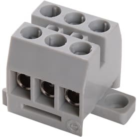 Klemrække 6 mm² 3-Polet KR8031