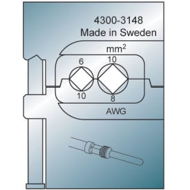 Skuff for global kraft 6-10 mm2