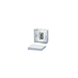 Membranboks 4 mm² hvit med klemme