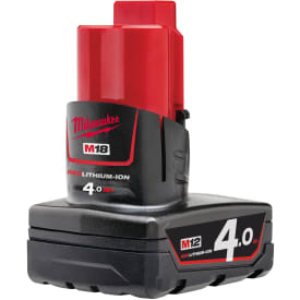 Milwaukee M12 Red Lithium-batteri, 12V/4,0 Ah