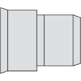 Heklenål 235 x 200 mm overgang til glatt erme, uten gummiring