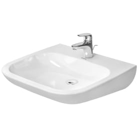 Duravit D-Code tvättställ, 60x55,5 cm, vit
