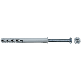 Fasadedybel SXR m/skrue 8 x 60 mm, PA/FZB, TX40, UH, 50 stk.