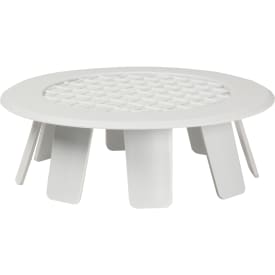Fresh dräneringsrörsventil, Ø100 mm, med fläns, grå