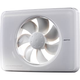 Fresh Intellivent 2.0 ventilator med hygrostatkontrol og timer, Ø100-125 mm, hvid