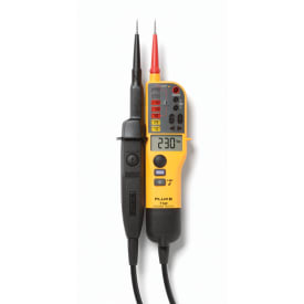 Spennings-/kontinuitetstester T-130 med LCD-display