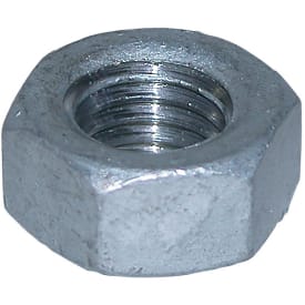 4mm stålmøtrik, elforzinket - 200stk