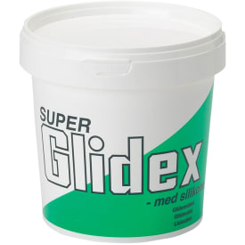 Super Glidex silikonebaseret glidemiddel i spand, 1 kg