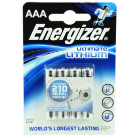 Energizer Ultimate AAA Lithium batterier - 4 st.