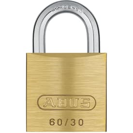 Abus 60/30 hængelås, messing