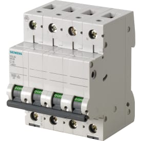 Strømbryter C 10A 3P+N 6kA 5SL6610-7