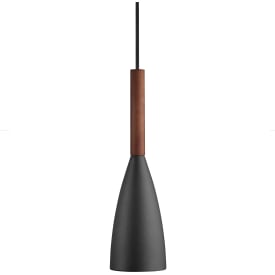 Dftp Pure pendellampe, svart, Ø10 cm