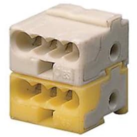 50 stk KNX-kontakt hvit/gul klemme