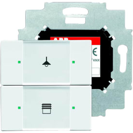 KNX Kontrollelement 2-touch davos/studio hvit