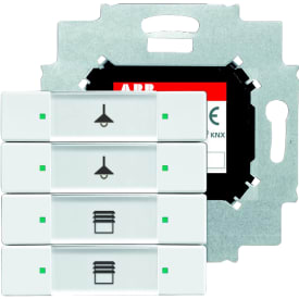 KNX Kontrollelement 4-touch davos/studio hvit