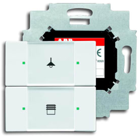 KNX Kontrollelement 2-touch matt hvit