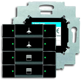 KNX Kontrollelement 4-touch antrasittgrå