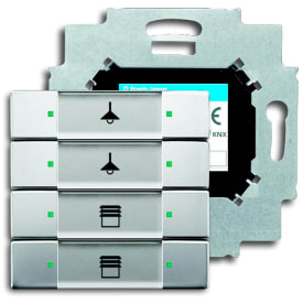 KNX Kontrollelement 4-touch rustfritt stål