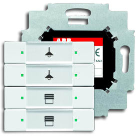 KNX Kontrollelement 4-touch matt hvit