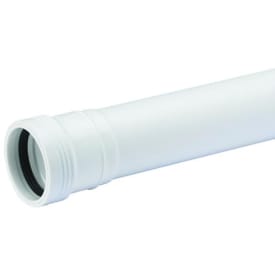 Wavin Wafix avløpsrør, Ø50 mm, 2000 mm, plast, hvitt