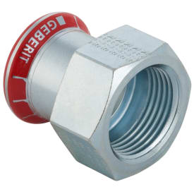 Geberit Mapress forzinket overgangsmuffe til varmeanlæg 28 mm x 1"