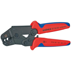 KNIPEX krympetang, kort form, 195 mm, KOASIAL BNC TNC-kobling