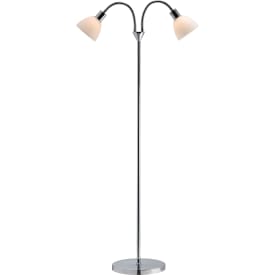Nordlux Ray golvlampa, 2-armad, opal