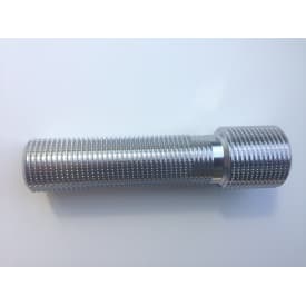 3/4&quot; x 1/2&quot; Gjenget rett 75 mm DZR
