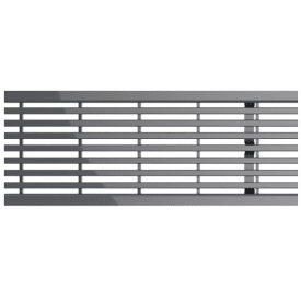 Aco Self Euroline/Hexaline slidsrist i rustfrit stål 12 x 100 cm - 1,5 ton
