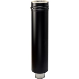 150 mm Metalbestos Tre stor størrelse 1000 mm med innebygd overgang T/UISO røykrør