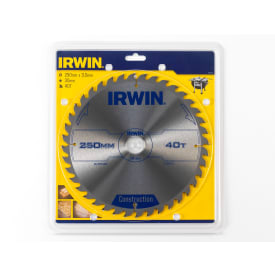 Irwin sirkelsagblad, Ø250/30 mm, 40 td.