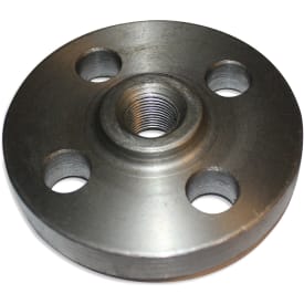 Sort stålflange 3/4"