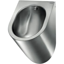 VEGGURINAL I RUSTFRITT STÅL, TILKOBLING BAKFRA
