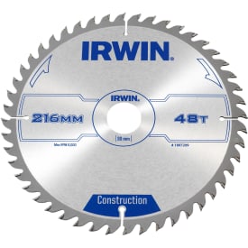 Irwin rundsavklinge, Ø216/30 mm, 48 td.