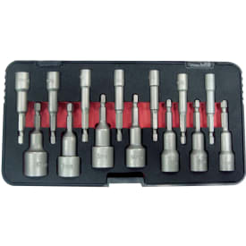Tecos bitssæt, bolt, 5-17 mm, 14 dele