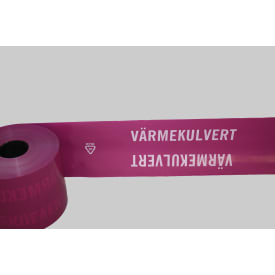 Merkebånd, lilla VÄRMEKULVERT, 155 mm, 250 m