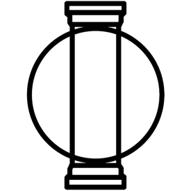 Wavin Tillsynsbrunn 160x315mm - 2 anslutningar