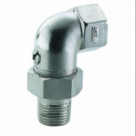 1/2&quot; Radiator skruebeslag, vinklet, forniklet
