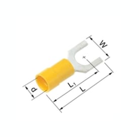 100 stk ISOL. GAFFEL KABELSKO A4643G M4