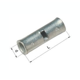Presshylse CU KS 10 mm², klasse 2 og 5