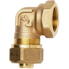 Pex Albue med muffe 22mm x 3/4"