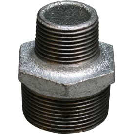 Galvaniseret brystnippel 1/2" x 1/4"