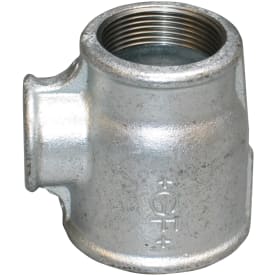 20 stk Galvaniseret tee 1 1/2" x 1" x 1 1/4"