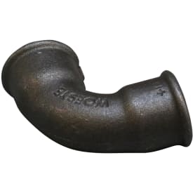 Sort bøjning, muffe/muffe 1/2" - kort