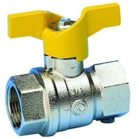 1/2&quot; gass kuleventil m/t håndtak